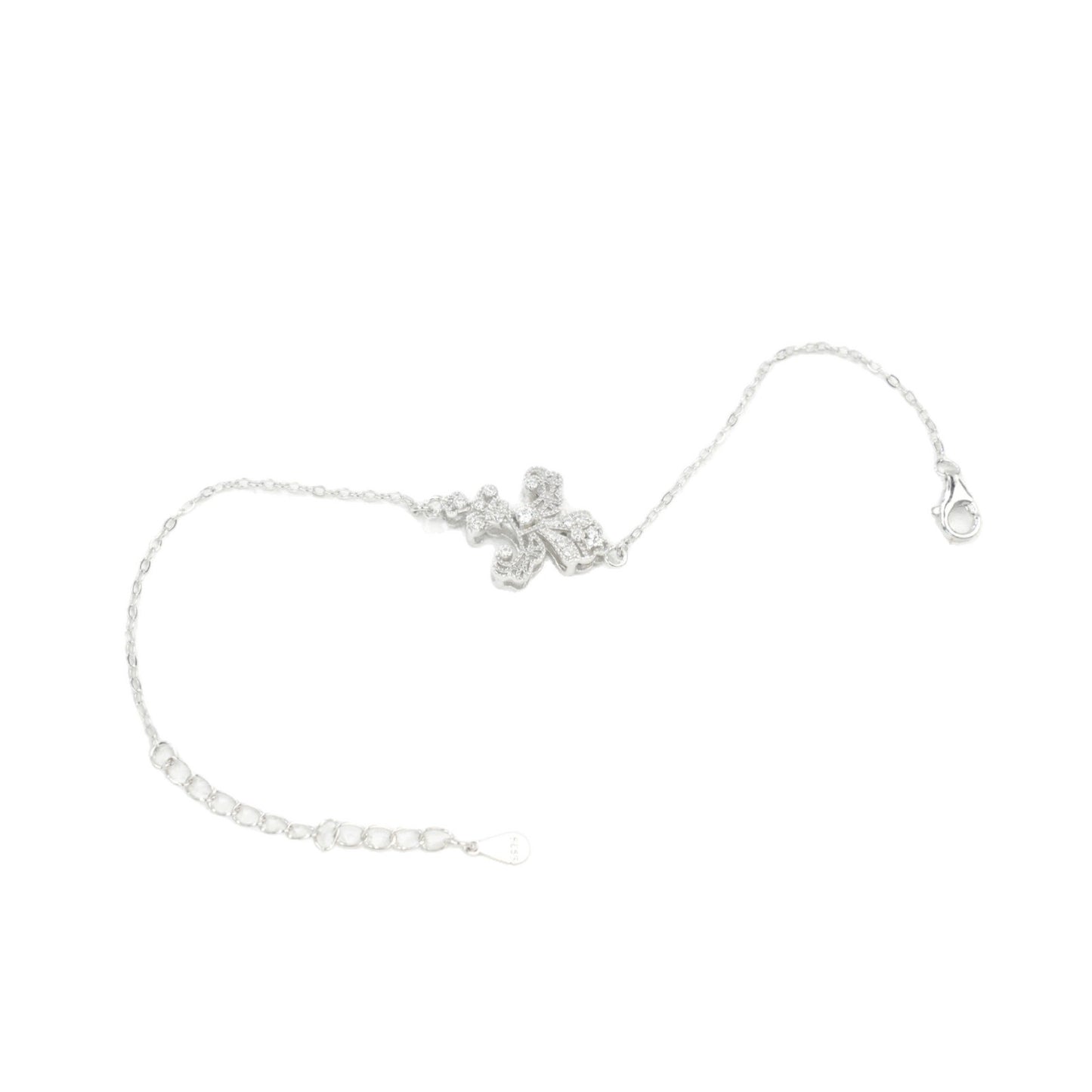 S925 Sterling Silver Iris Bracelet for Women, Designer Vintage Palace - Photo 5