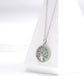 925 Sterling Silver Lab Emerald Tree of Life Choker Necklace, Designer for Women - Photo 2