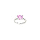 925 Sterling Silver Lab Padparadscha Ring, Versatile Gift - Photo 5