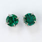 S925 Silver Ruby Stud Earrings, Elegant Versatile Trendy - Photo 7