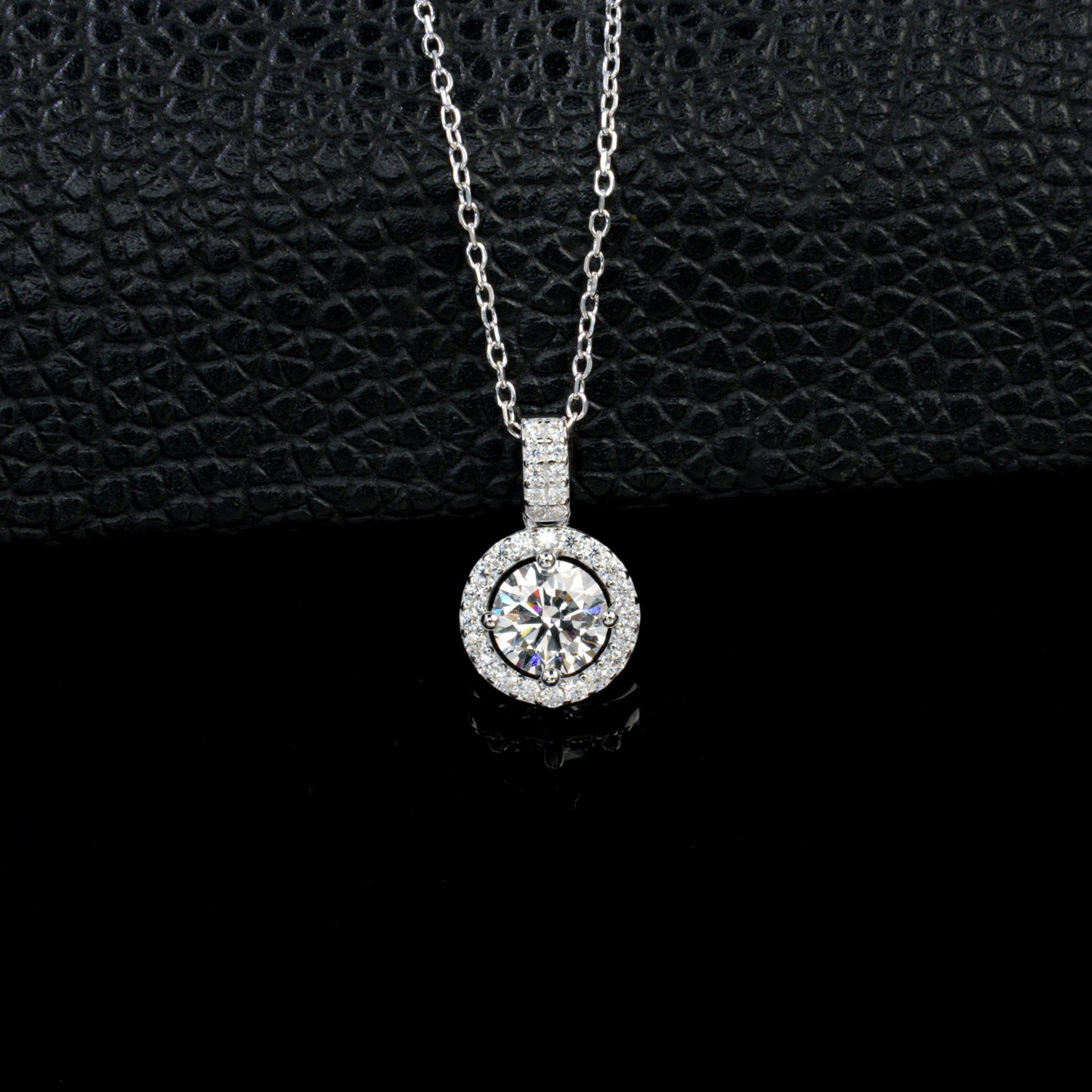 Lab Diamond Necklace 925 Silver Choker, Design Versatile Accessory - Photo 1