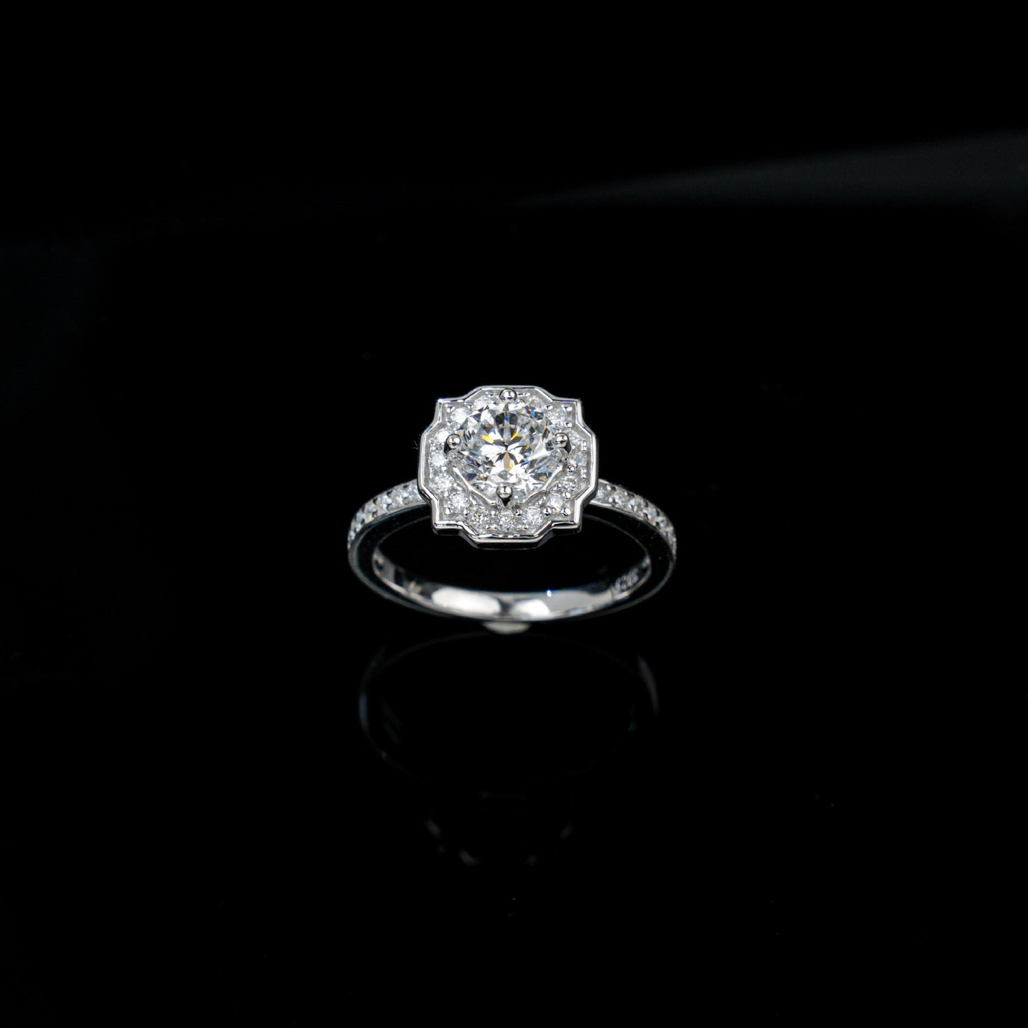 S925 Sterling Silver Lab Diamond Ring, Versatile Unique Design - Photo 3