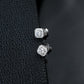 S925 Lab Diamond Earrings, Simple Sterling Silver - Photo 4