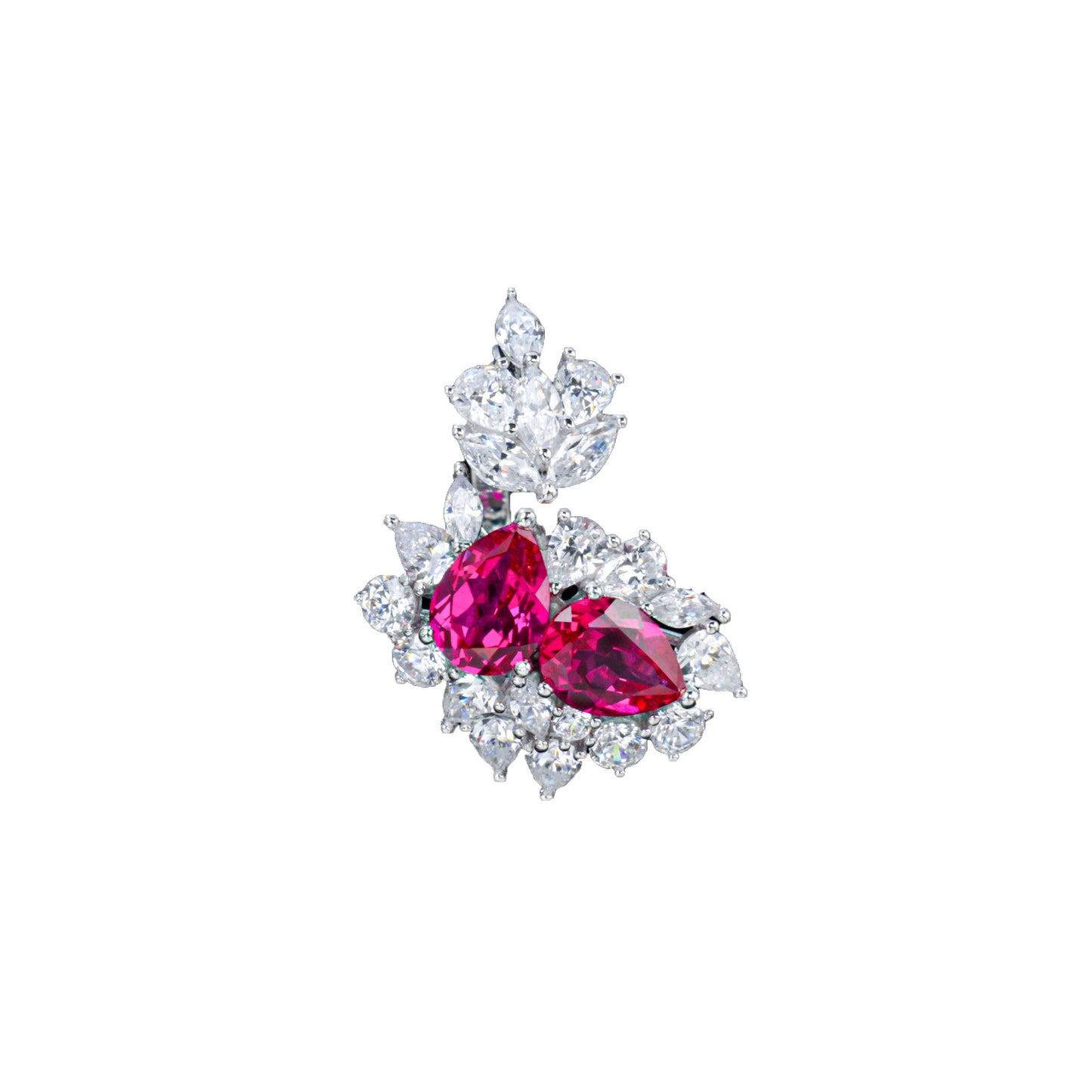 925 Sterling Silver Lab Ruby/Sapphire/Padparadscha Ring, Versatile Gift - Photo 5
