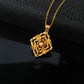925 Sterling Silver Gold Pendant Choker Necklace, Vintage Gift - Photo 4