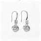 S925 Silver Lab Diamond Earrings, Design Simple Versatile - Photo 5