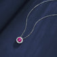 Square Lab Pigeon Blood Ruby Necklace, E-Commerce Grand Gift - Photo 3
