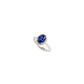 S925 Sterling Silver Lab Sapphire Ring, Premium Designer - Photo 5