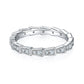 S925 Sterling Silver Snake Pave Closed Ring, Premium Versatile - Photo 5
