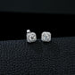 S925 Sterling Silver Lab Diamond Stud Earrings for Women, Elegant Versatile Gift - Photo 2