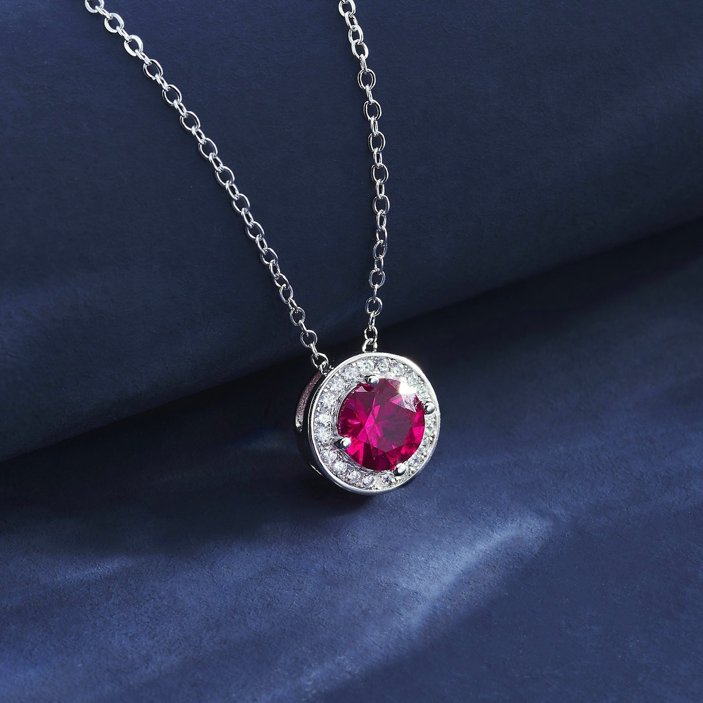 Square Lab Pigeon Blood Ruby Necklace, E-Commerce Grand Gift - Photo 4