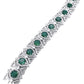 Lab Emerald S925 Sterling Silver Bracelet, Premium for Women - Photo 3