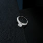 925 Sterling Silver Lab Diamond Six-Prong Engagement Ring, Premium - Photo 3
