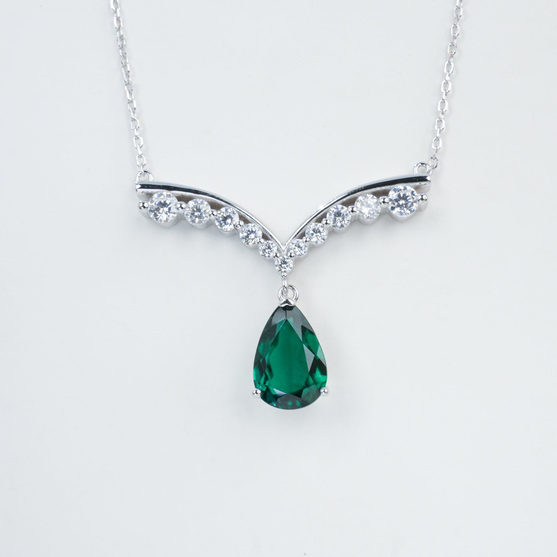 925 Sterling Silver Necklace, Vintage Style Premium - Photo 5