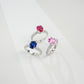 925 Sterling Silver Lab Ruby Ring for Women, Vintage Classic - Photo 4