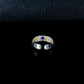S925 Sterling Silver Lab Sapphire Open Ring, Vintage Versatile - Photo 4