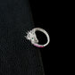 925 Sterling Silver Lab Padparadscha Dragon Head Ring, Chinese Style Premium for Women - Photo 3