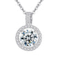 925 Sterling Silver Lab Diamond Choker Necklace, Designer Versatile - Photo 5