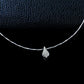 S925 Silver Snake Bone Chain Solitaire Pendant Necklace, Choker Versatile Birthday - Photo 3