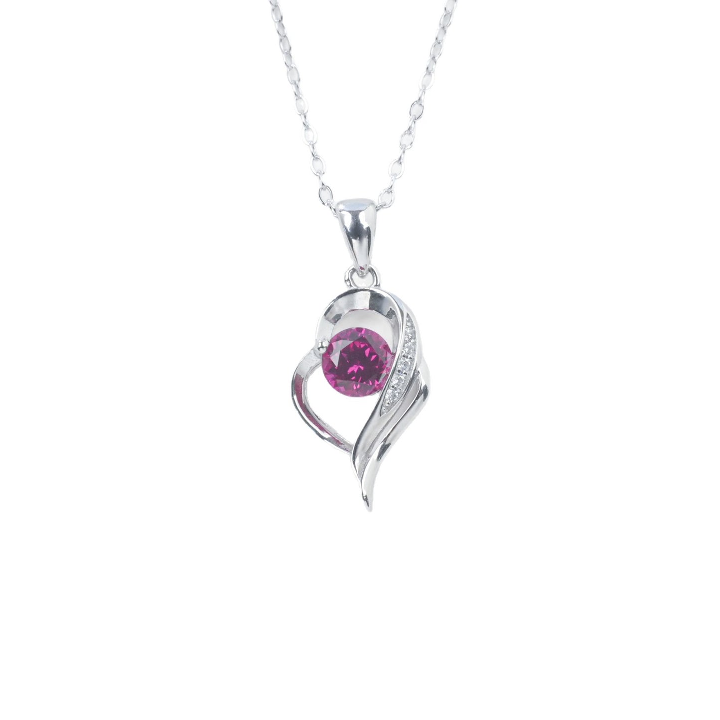 S925 Silver Gemstone Necklace Hollow Heart Diamond Choker, Romantic Gift - Photo 5