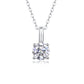 S925 Silver Simple 4-Claw Melon Clasp Solitaire, Birthday Anniversary Gift - Photo 5