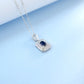 S925 Sterling Silver Lab Sapphire Choker Necklace for Women, Premium Versatile - Photo 4
