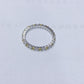 Ring Blue Red Yellow S925 Silver Fine Pave Diamond, Premium Simple Unique - Photo 6