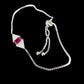 S925 Sterling Silver Lab Ruby Bracelet for Women, Premium Adjustable - Photo 4