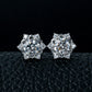 S925 Sterling Silver Lab Earrings Simple Women's Elegant - Photo 5