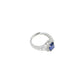 S925 Sterling Silver Lab Sapphire Ring for Women, Versatile - Photo 5
