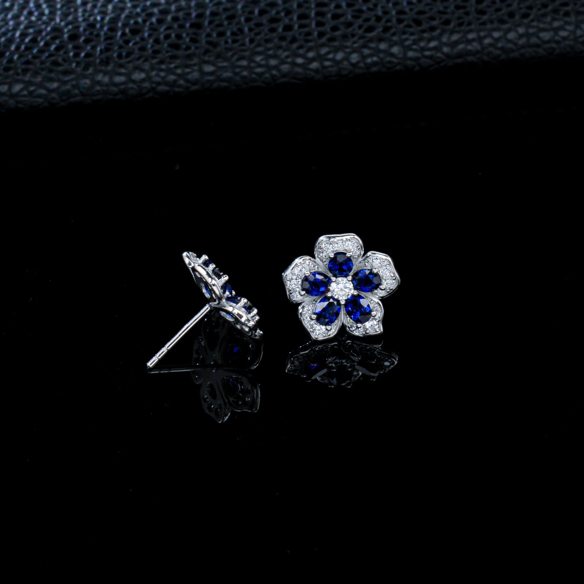 S925 Sterling Silver Stud Earrings for Women, High-Quality Designer - Photo 4
