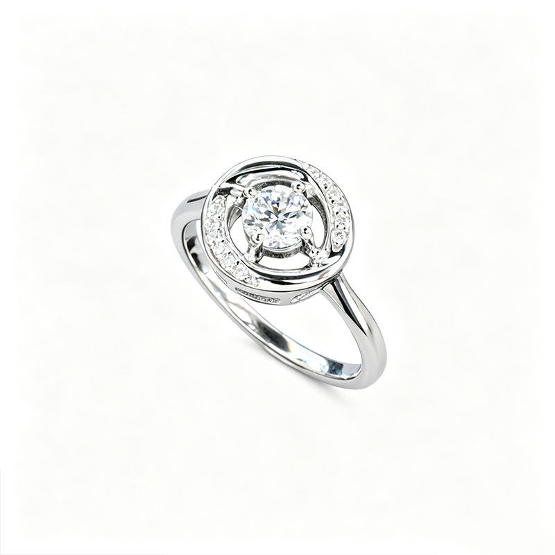 S925 Silver Lab Diamond Ring, Ring Holiday Gift - Photo 5