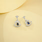 925 Sterling Silver Lab Sapphire Ring, Premium Versatile Gift for Women - Photo 3