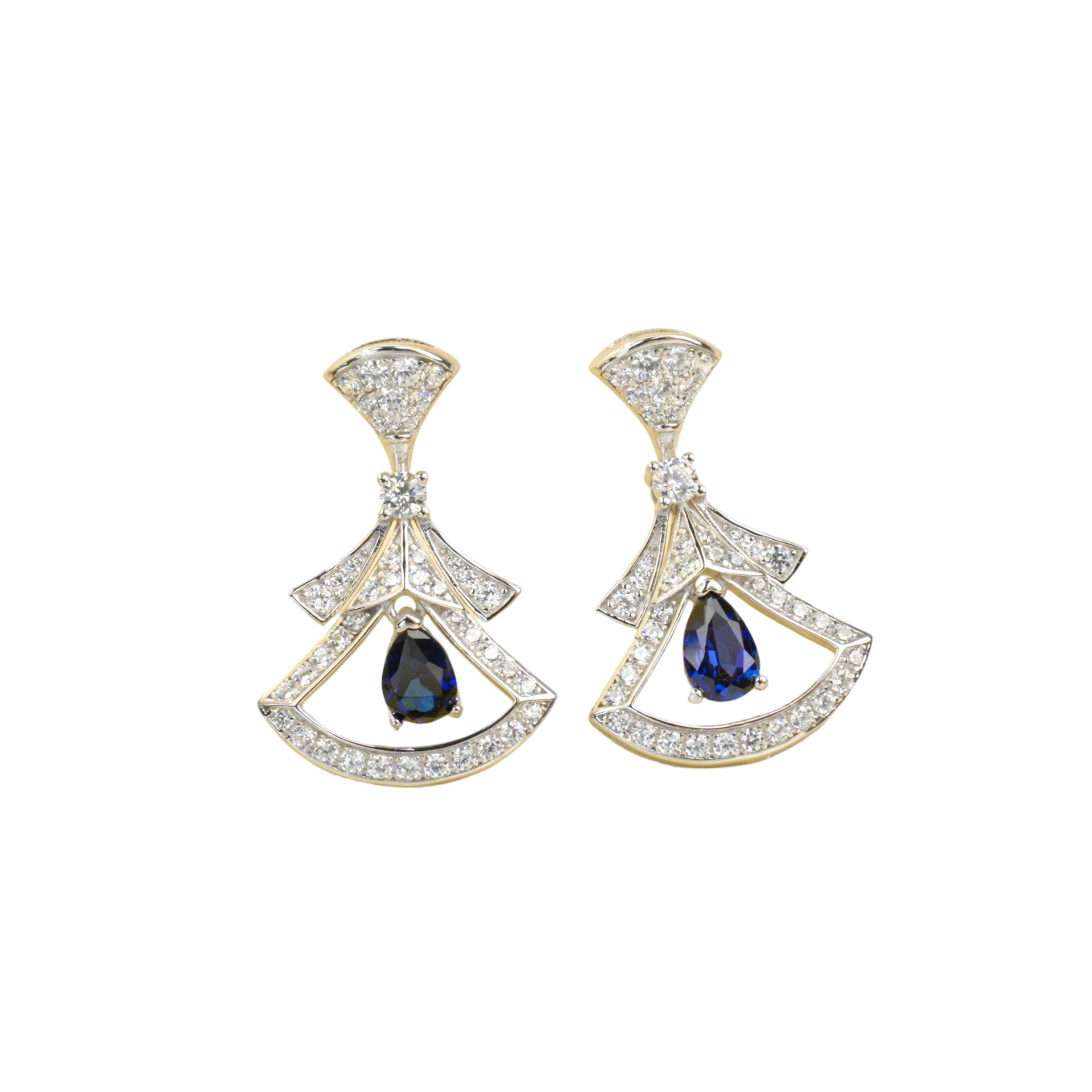 925 Sterling Silver Lab Sapphire Ring, Premium Versatile Gift for Women - Photo 5