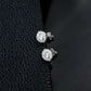 S925 Sterling Silver Lab Earrings Simple Versatile - Photo 3