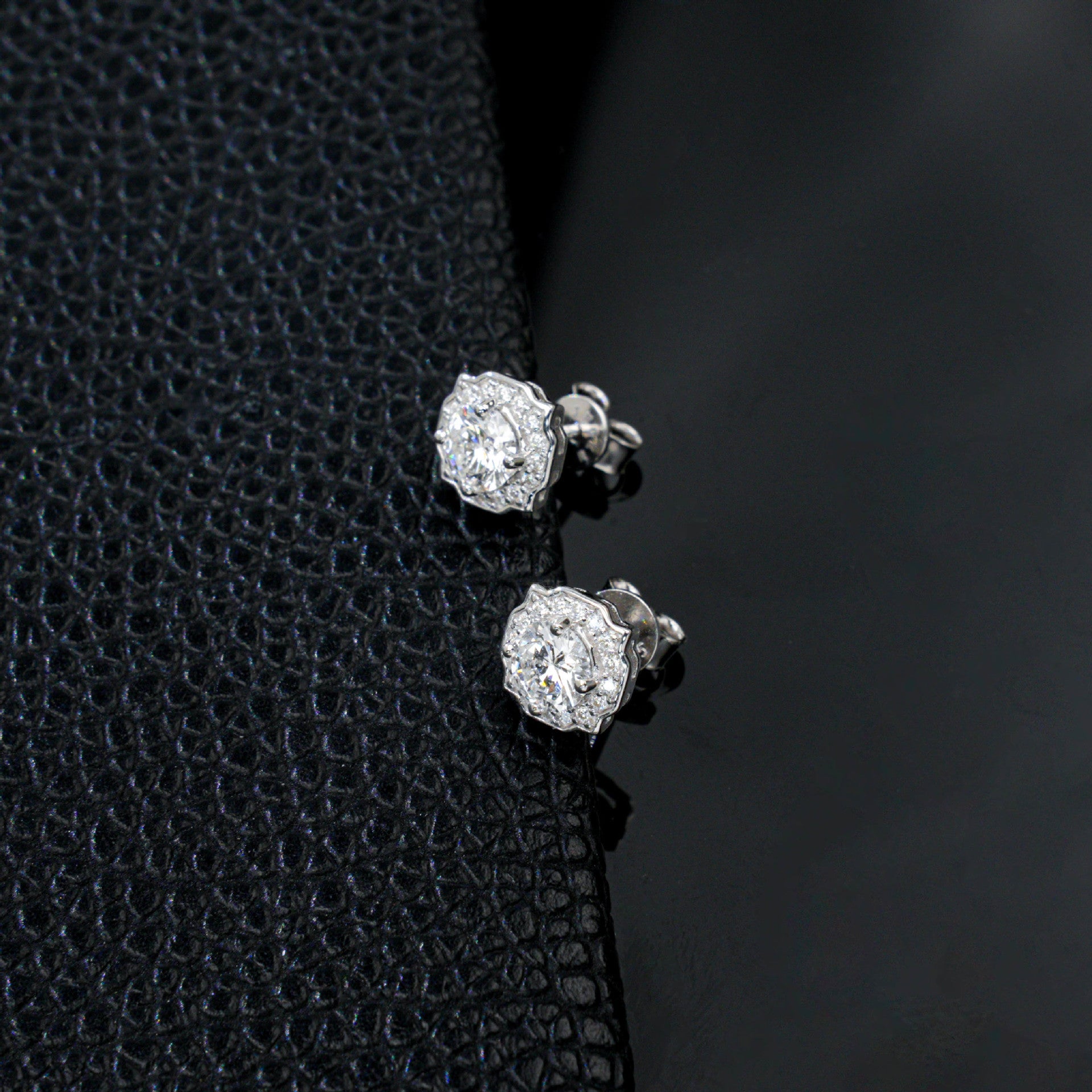 S925 Sterling Silver Lab Earrings Simple Versatile - Photo 3