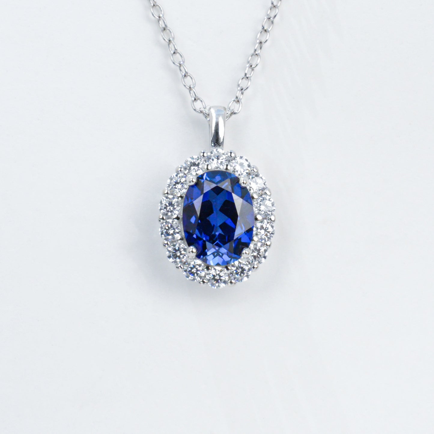 925 Sterling Silver Pendant Choker Necklace, Elegant Premium - Photo 5