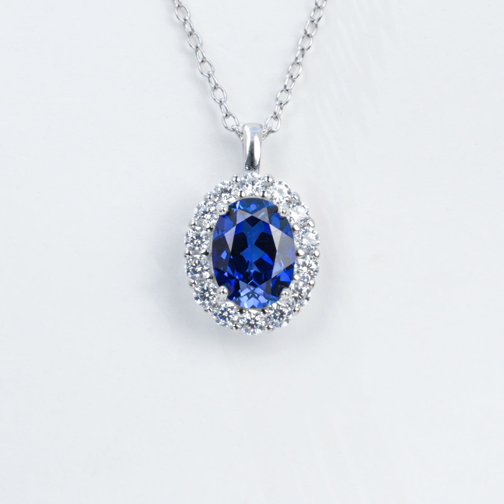 925 Sterling Silver Pendant Choker Necklace, Elegant Premium - Photo 5