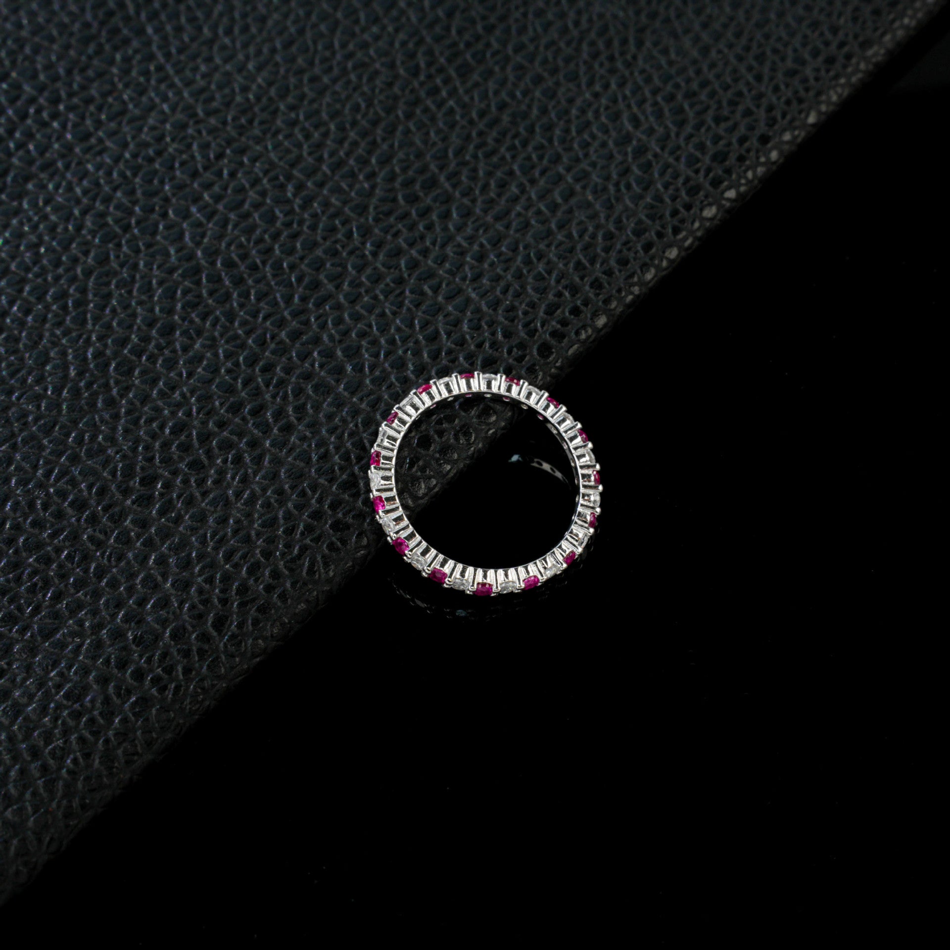 S925 Sterling Silver colourful Gemstone Designer Ring, Minimalist Unique for Women - Photo 2
