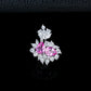 925 Sterling Silver Lab Ruby/Sapphire/Padparadscha Ring, Versatile Gift - Photo 1