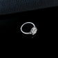 S925 Silver Lab Diamond Ring, Ring Holiday Gift - Photo 3