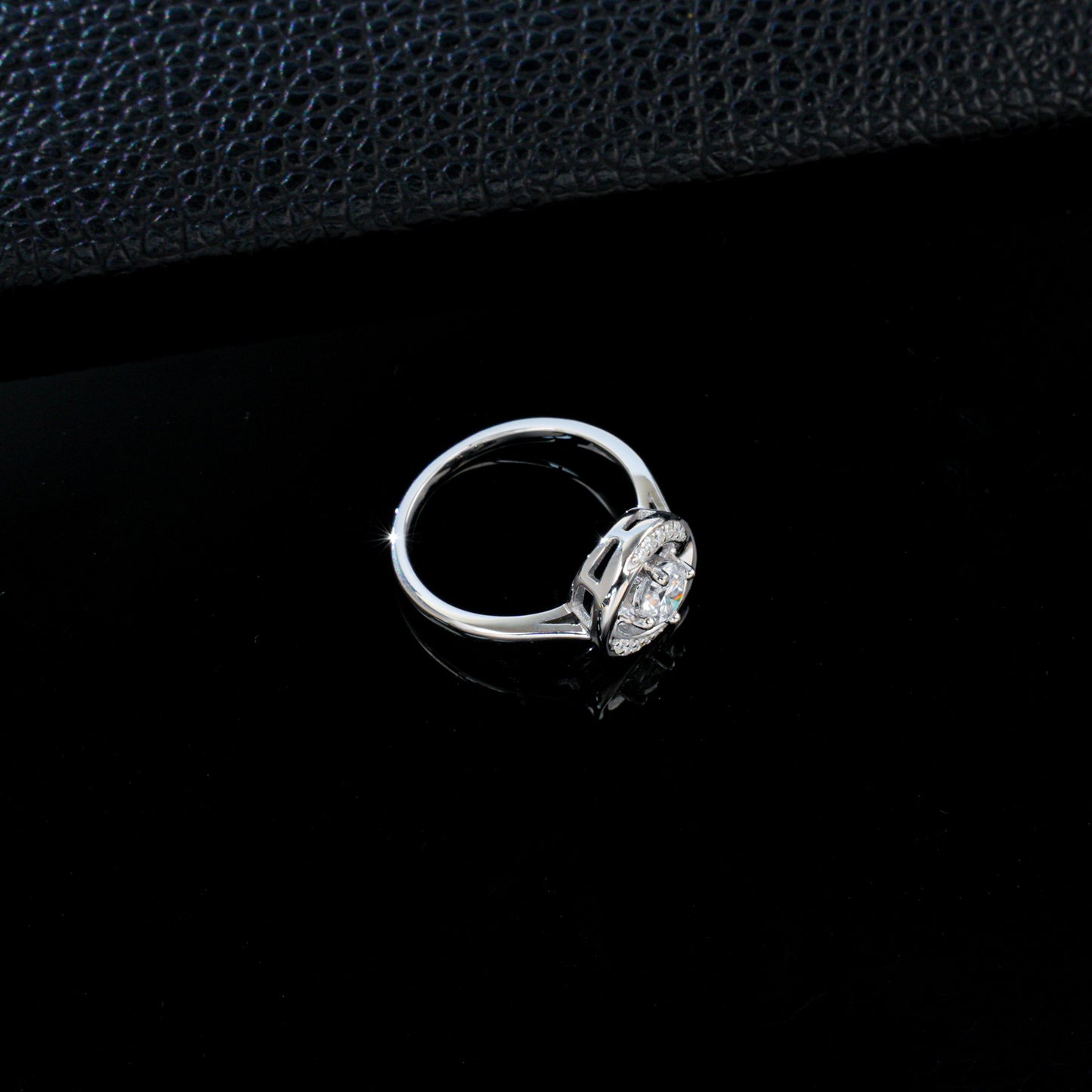S925 Silver Lab Diamond Ring, Ring Holiday Gift - Photo 3
