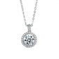 925 Sterling Silver Lab Diamond Choker Necklace, Designer Versatile - Photo 1