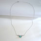 925 Sterling Silver Lab Emerald Angel Wings Choker Necklace, Versatile for Women - Photo 2