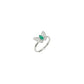 S925 Sterling Silver Lab Gemstone Ring, Versatile Jewellery - Photo 5