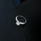 S925 Silver Classic 6-Claw Stone Ring, Versatile Proposal Engagement - Photo 3