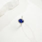 S925 Sterling Silver Lab Sapphire Ring, Premium Designer - Photo 4