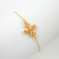 925 Sterling Silver Yellow-Gold Plated Lab Diamond Bracelet, Classic Unisex - Photo 2