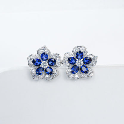 S925 Sterling Silver Stud Earrings for Women, High-Quality Designer - Photo 5