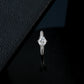 925 Sterling Silver Lab Diamond Six-Prong Engagement Ring, Premium - Photo 2